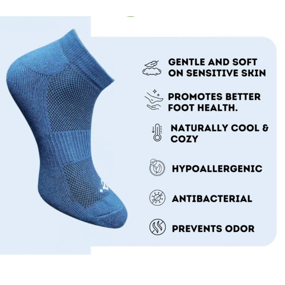 3_Pair Set Unisex Casual Cotton Printed Low Cut Socks (Multicolor)