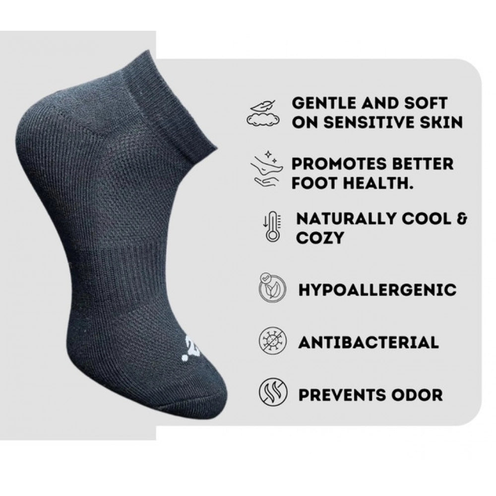 3_Pair Set Unisex Casual Cotton Printed Low Cut Socks (Multicolor)