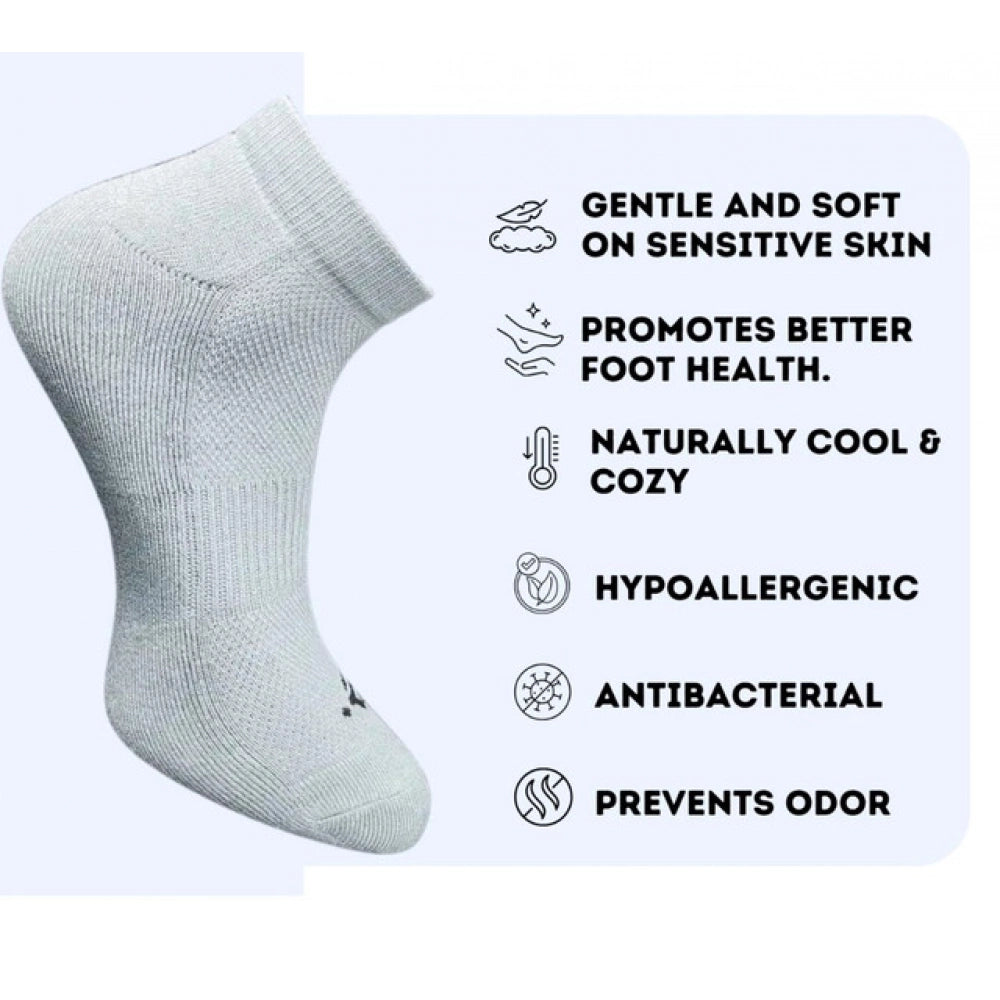 3_Pair Set Unisex Casual Cotton Printed Low Cut Socks (Multicolor)