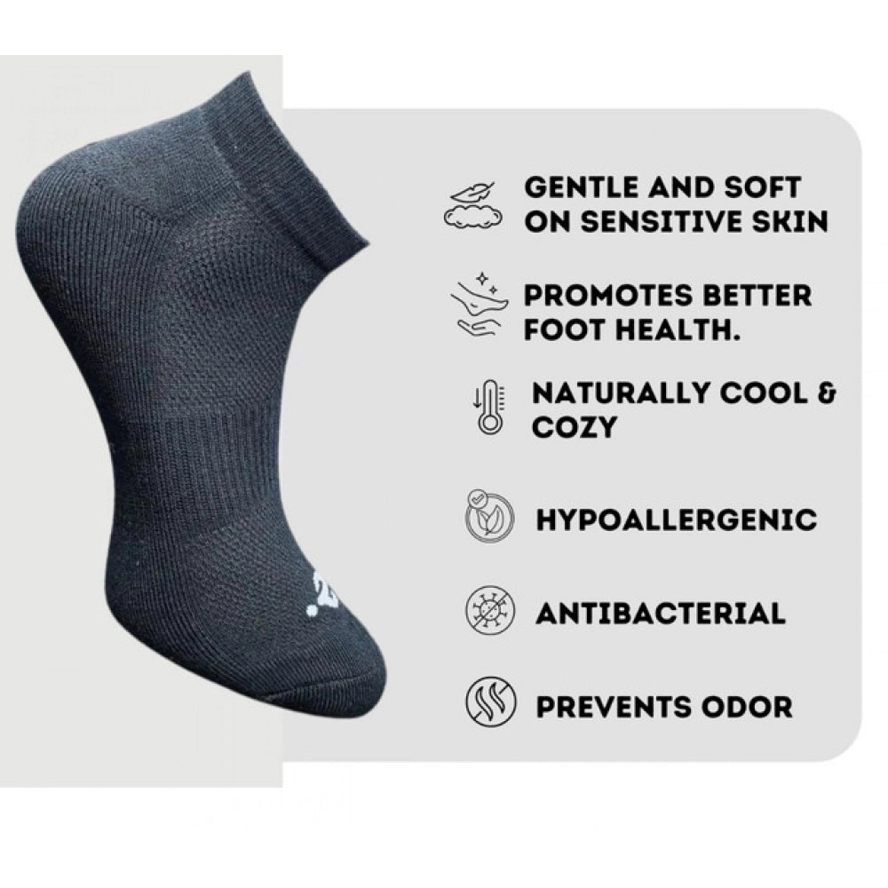 3_Pair Set Unisex Casual Cotton Printed Low Cut Socks (Multicolor)