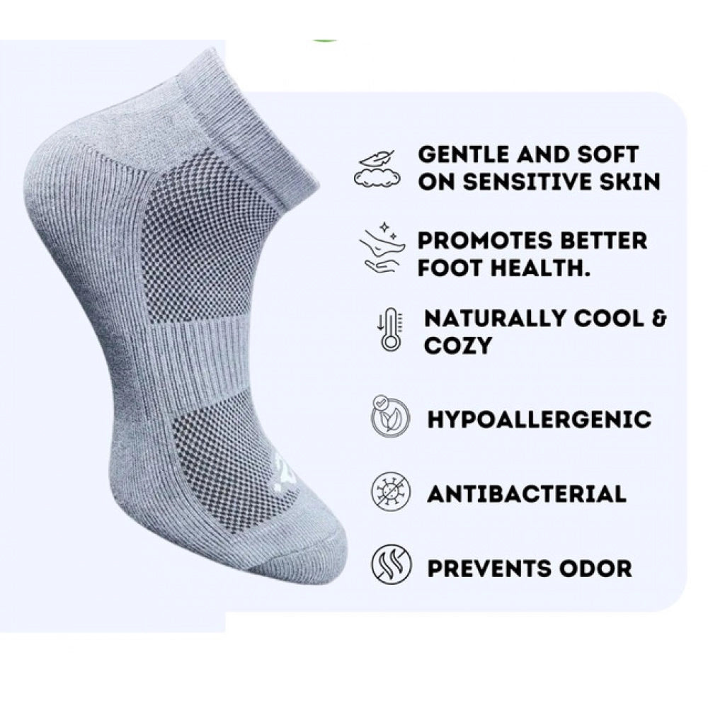 3_Pair Set Unisex Casual Cotton Printed Low Cut Socks (Multicolor)