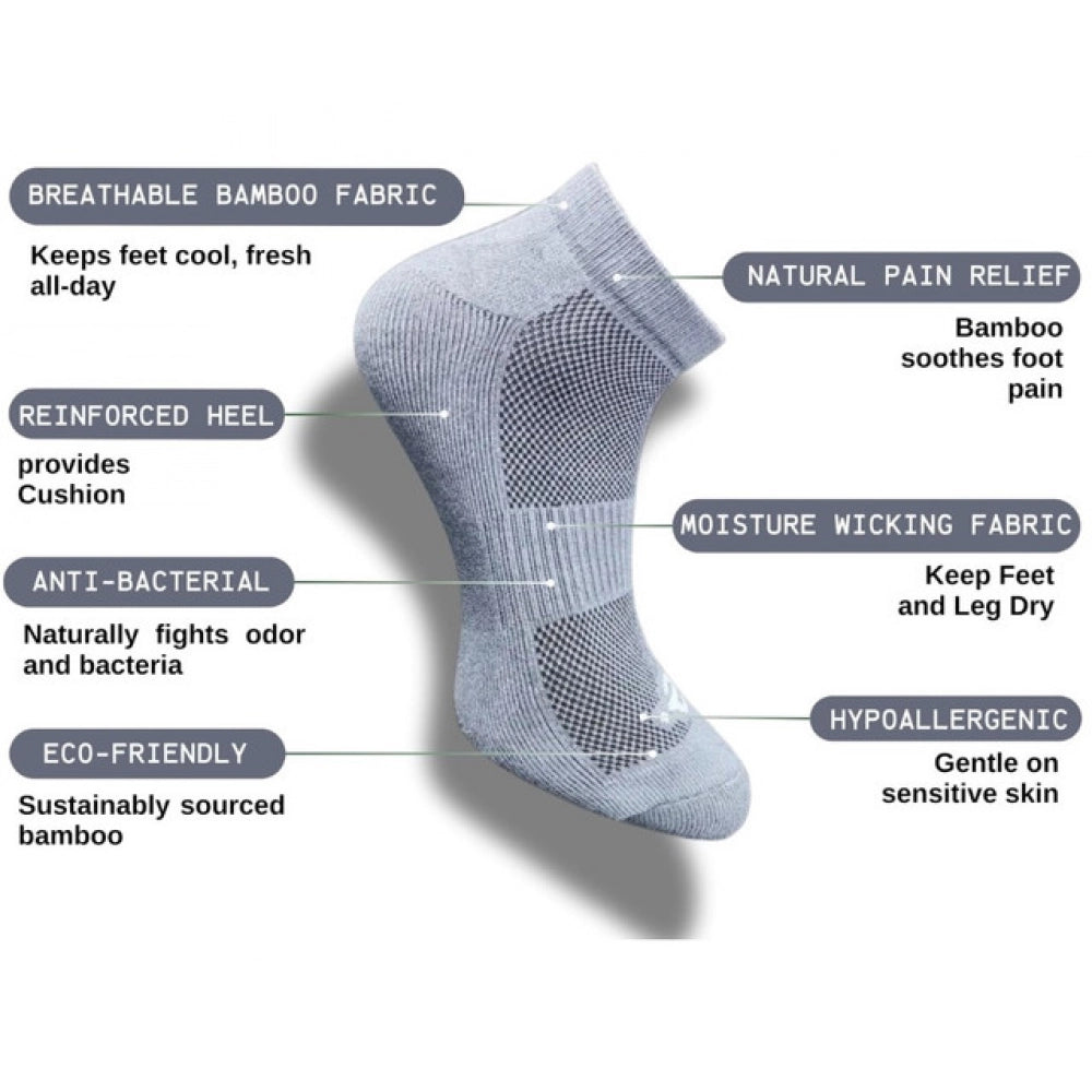3_Pair Set Unisex Casual Cotton Printed Low Cut Socks (Multicolor)