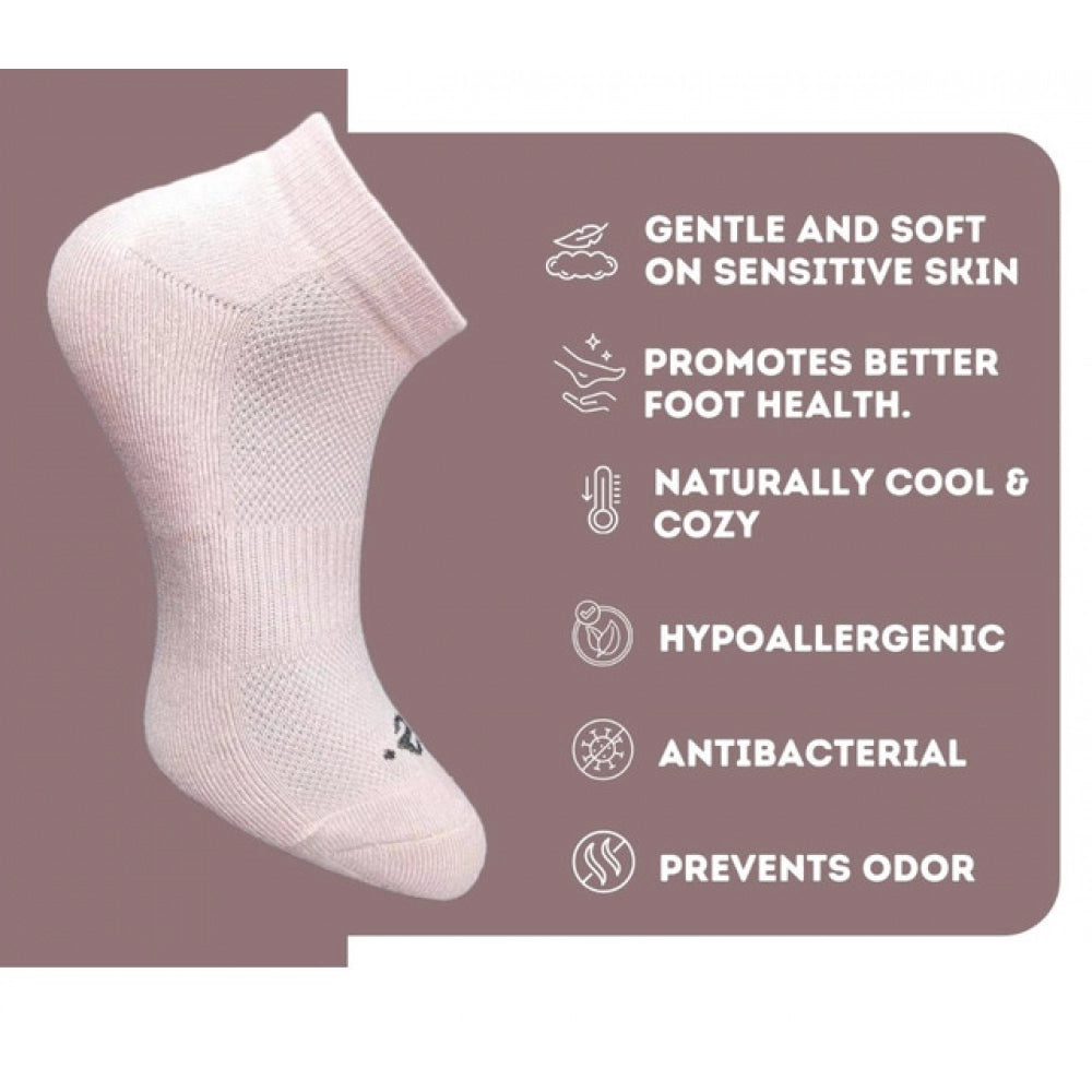 3_Pair Set Unisex Casual Cotton Printed Low Cut Socks (Multicolor)