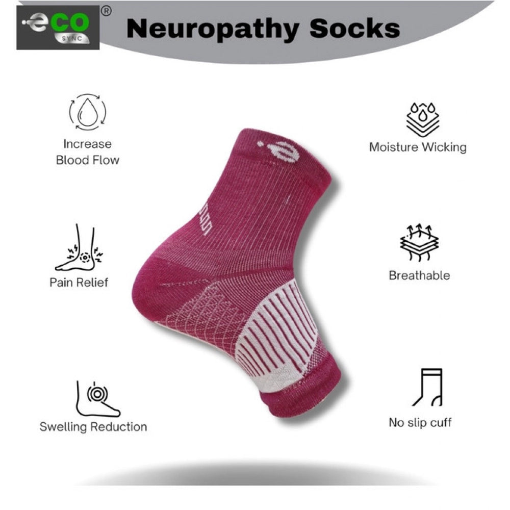 3_Pair Set Unisex Casual Cotton Printed Ankle Length Support Socks (Multicolor)