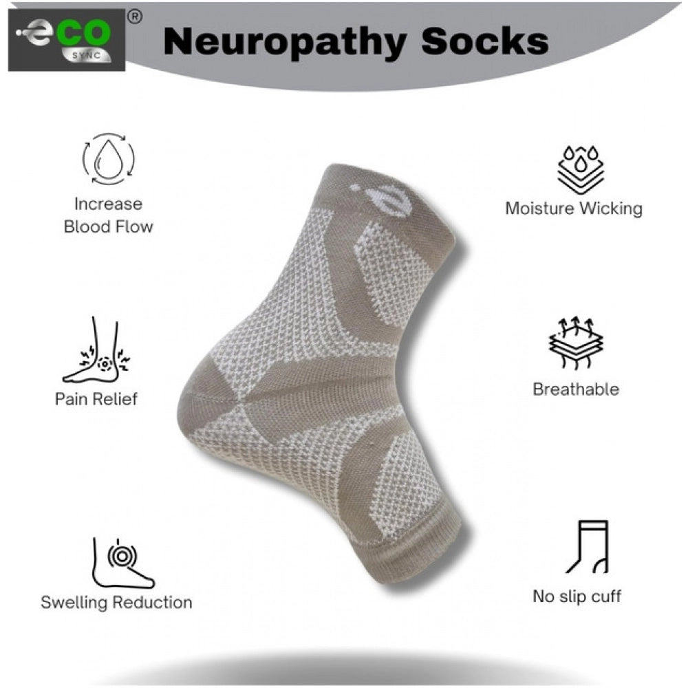 3_Pair Set Unisex Casual Cotton Printed Ankle Length Support Socks (Multicolor)
