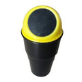 Pack of 3_Mini Car Trash Bin – Portable Vehicle Garbage Containers (Color: Black)