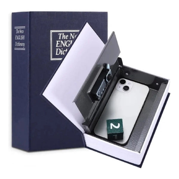 Secret Book Safe with Number Locker (Blue)