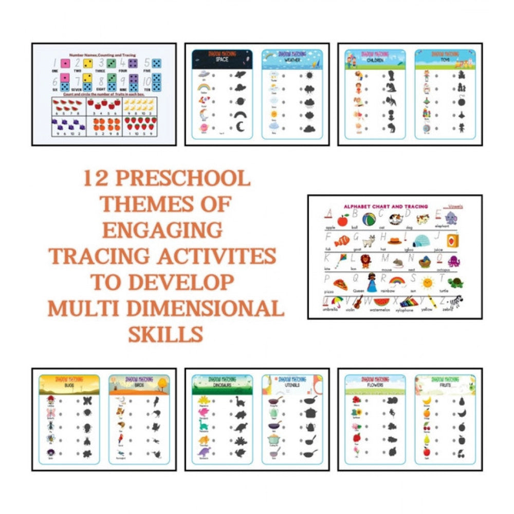 Montessori Busy Book – Early Learning Activity Set (2–4 Years, Multicolor)