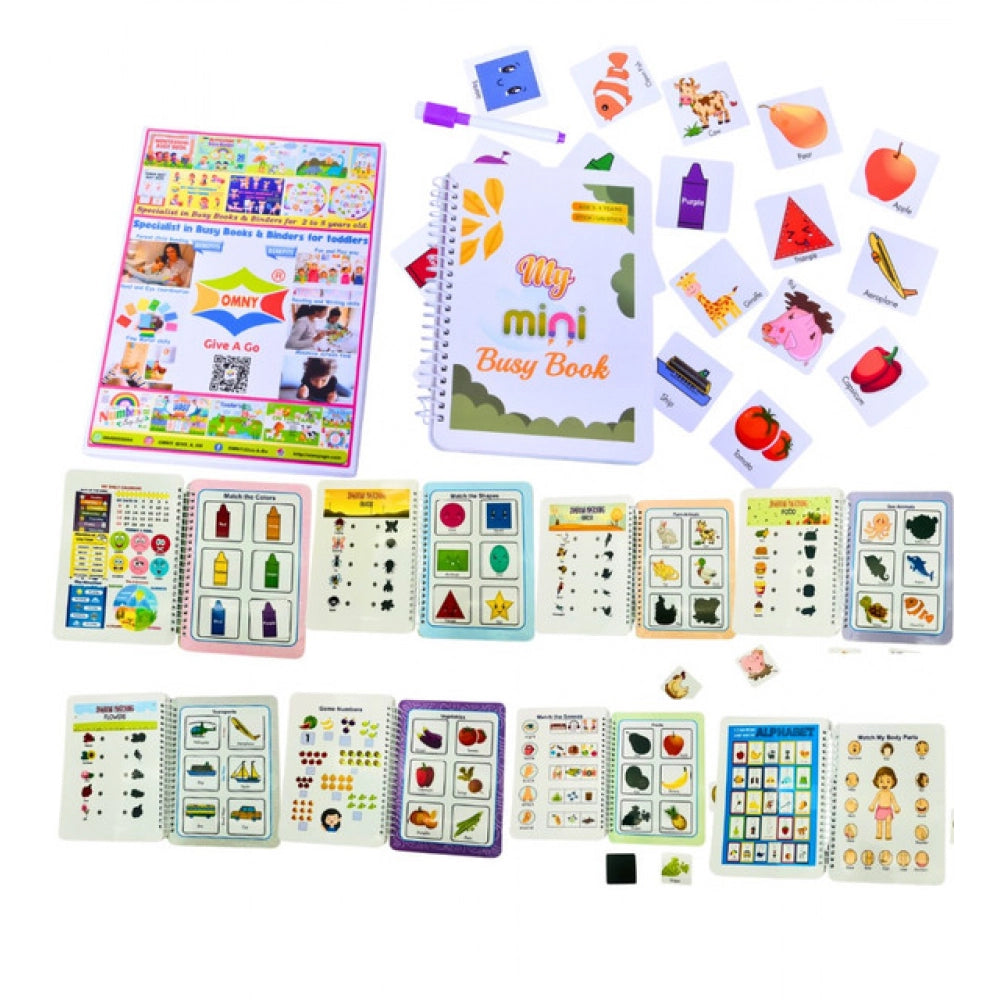 Montessori Busy Book Benefits– Complete Early Learning Activity Book (2–4 Years, Multicolor)
