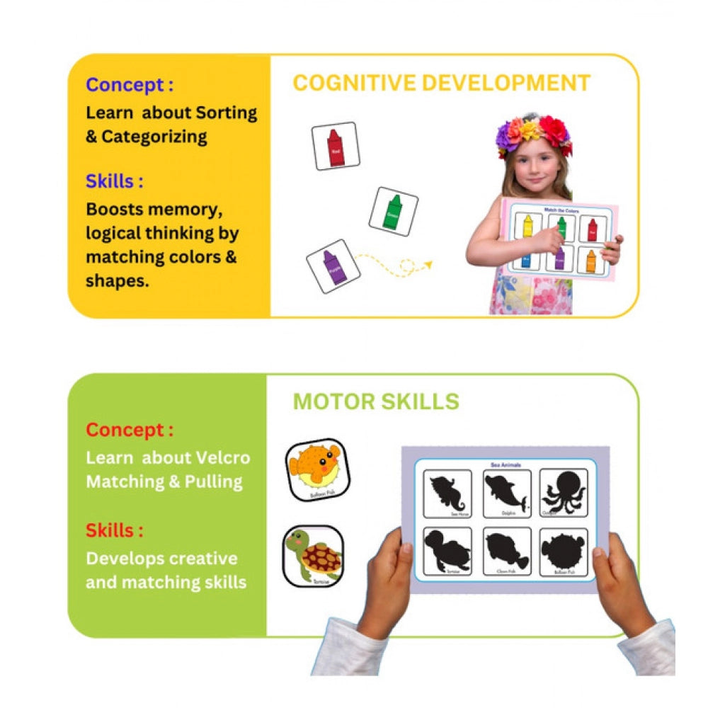 Mini Busy Book – Early Learning Activity Book for Kids (2–4 Years, Multicolor)