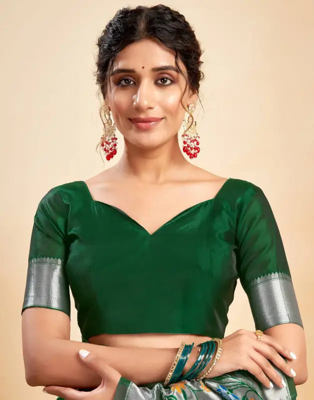 Jacquard Saree  Blooming Elegance Collection