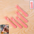 Plastic Fork Spoon Set-Fruit Fork Spoon Set -Baby Fork Spoon-Vegetable Fork Spoon-Plastic Salad Spoon-Dessert Spoon (5pc Set) - 5968