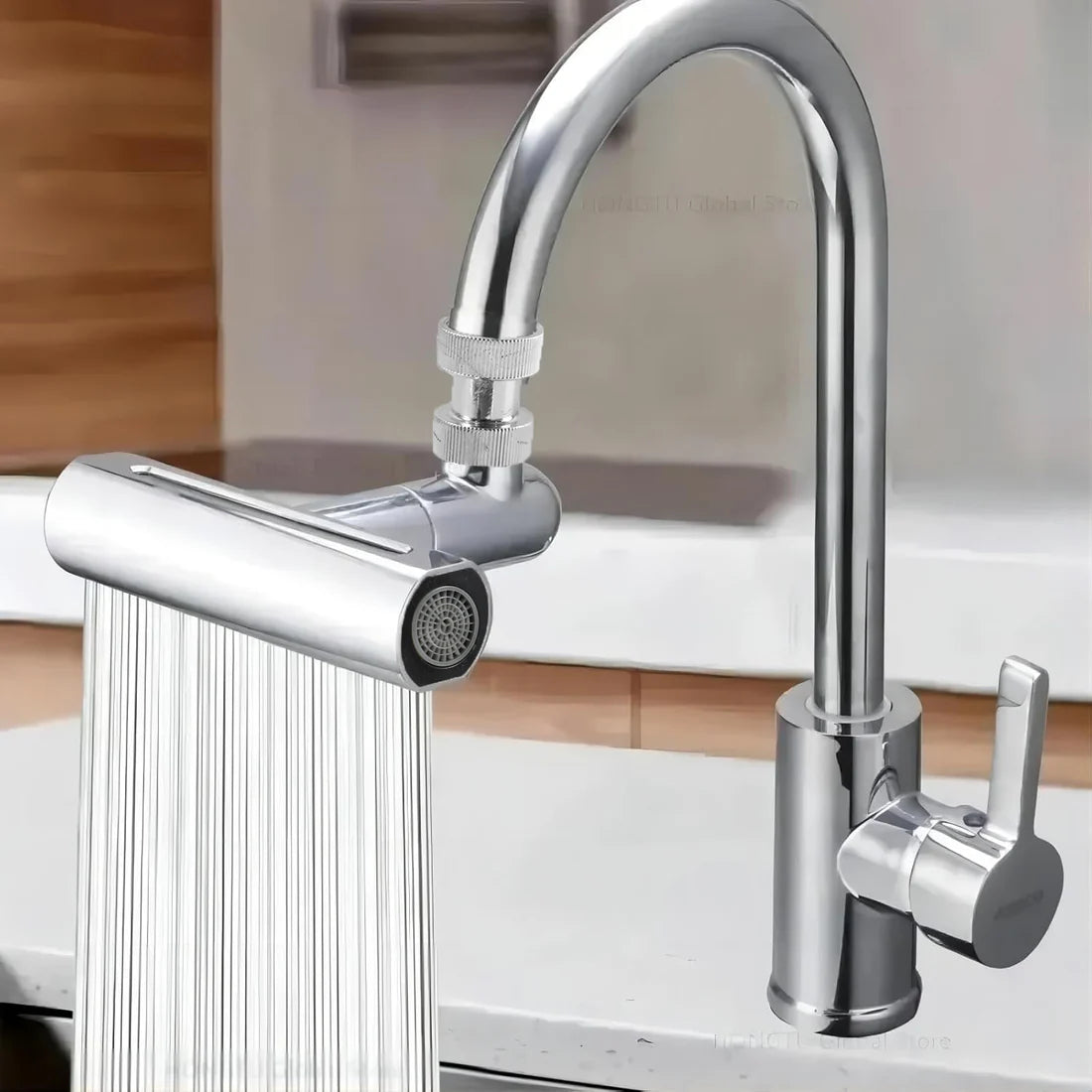 Plastic Multifunctional Universal Shower Head - Adjustable High Pressure  Water Saving (1 Pc)