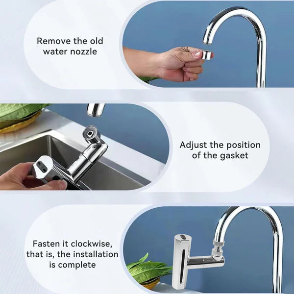 Plastic Multifunctional Universal Shower Head - Adjustable High Pressure  Water Saving (1 Pc)