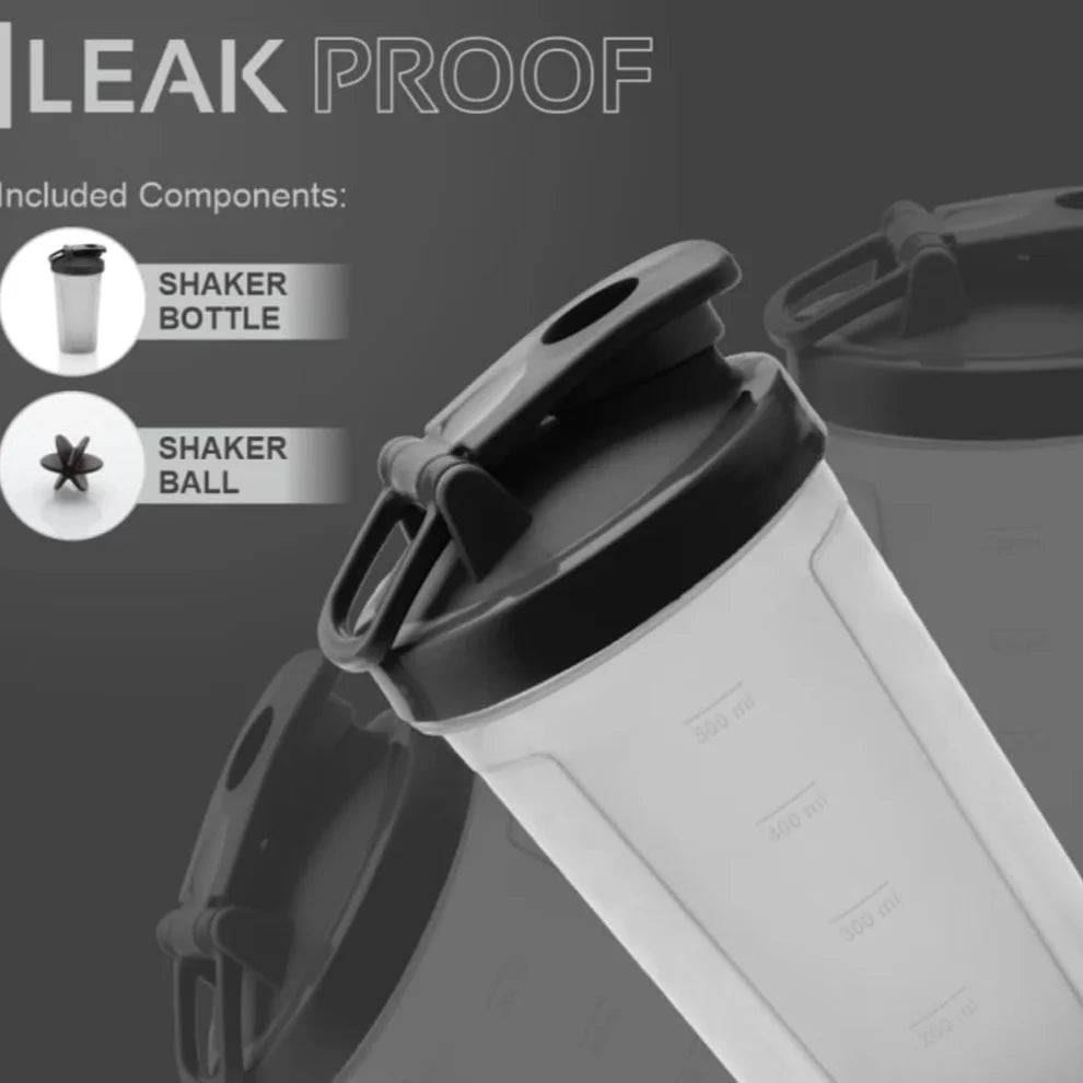 600 Ml Plastic Prime Gym Shaker Bottle (1 Pc)