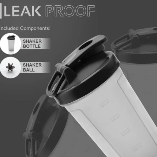 600 Ml Plastic Prime Gym Shaker Bottle (1 Pc)
