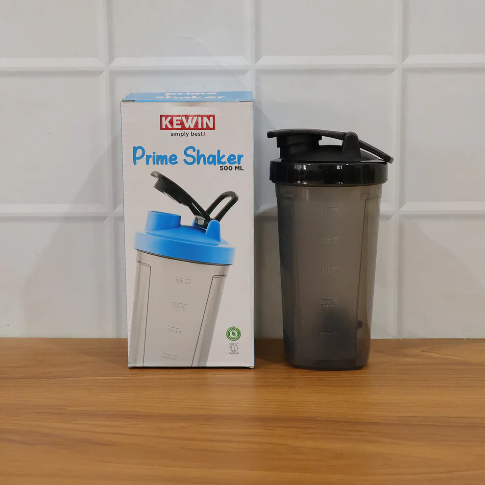 600 Ml Plastic Prime Gym Shaker Bottle (1 Pc)