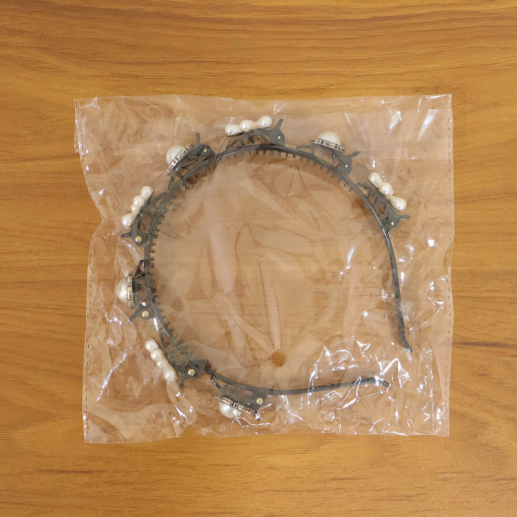 Luxury Pearl Floral Hair Band For Women  Girls (1 Pc)