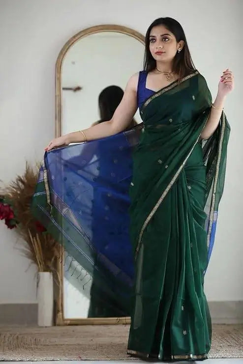 Cotton Saree  The Elegant Contrast Collection