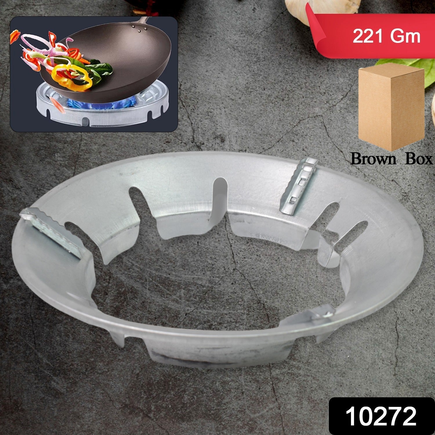Gas Stove Burner Cover  Stand (221 Gm  1 Pc)