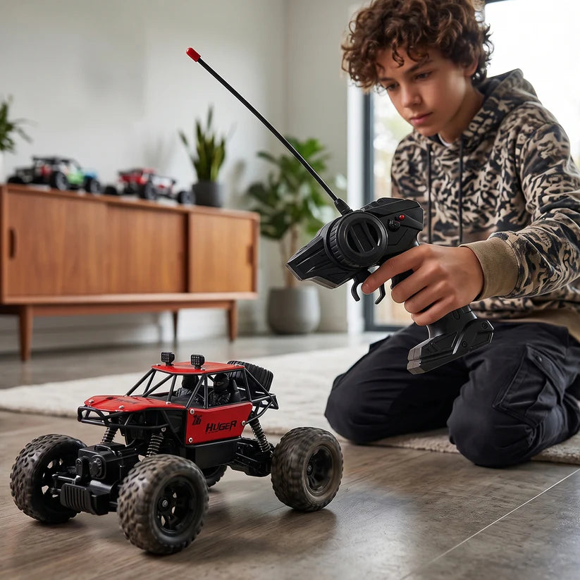 118 Scale Rock Crawler Monster Rc Truck All Terrain Stunt Racing Car Rechargeable Indoor Outdoor Toy Car