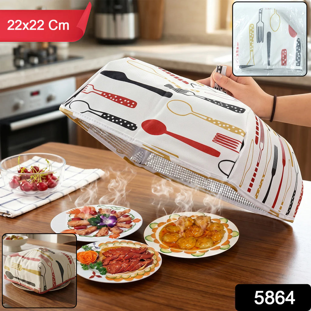 Foldable Food Covers Anti-dust Heat Preservation Anti Fly Mosquito Kitchen Lid Foldable Cover For Hot Food Food Dish Insulation Cover Food Warmer Cover For Kitchen Picnic - 5864