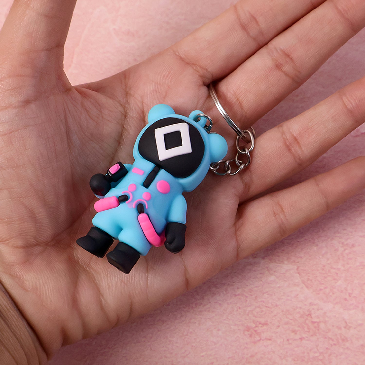 Cute Character-themed Soft Silicone Keychain (Mix Desgin  1 Pc)