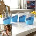 Prexo Stylish Grip Base Plastic Selo Glass (4 Pc Set 300 Ml Each)