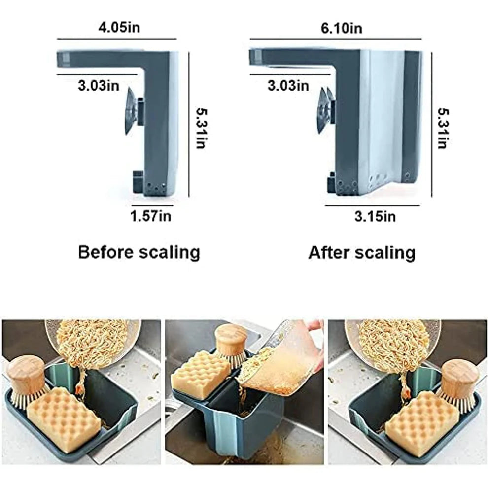 Wall Mounted Hanging Trash Can With Adhesive Hook  Garbage Bin For Kitchen Cabinet Door Small Collapsible Foldable Waste Bins Hanging Trash Holder For Bathroom Bedroom Office Car Portable (1 Pc) - 4160
