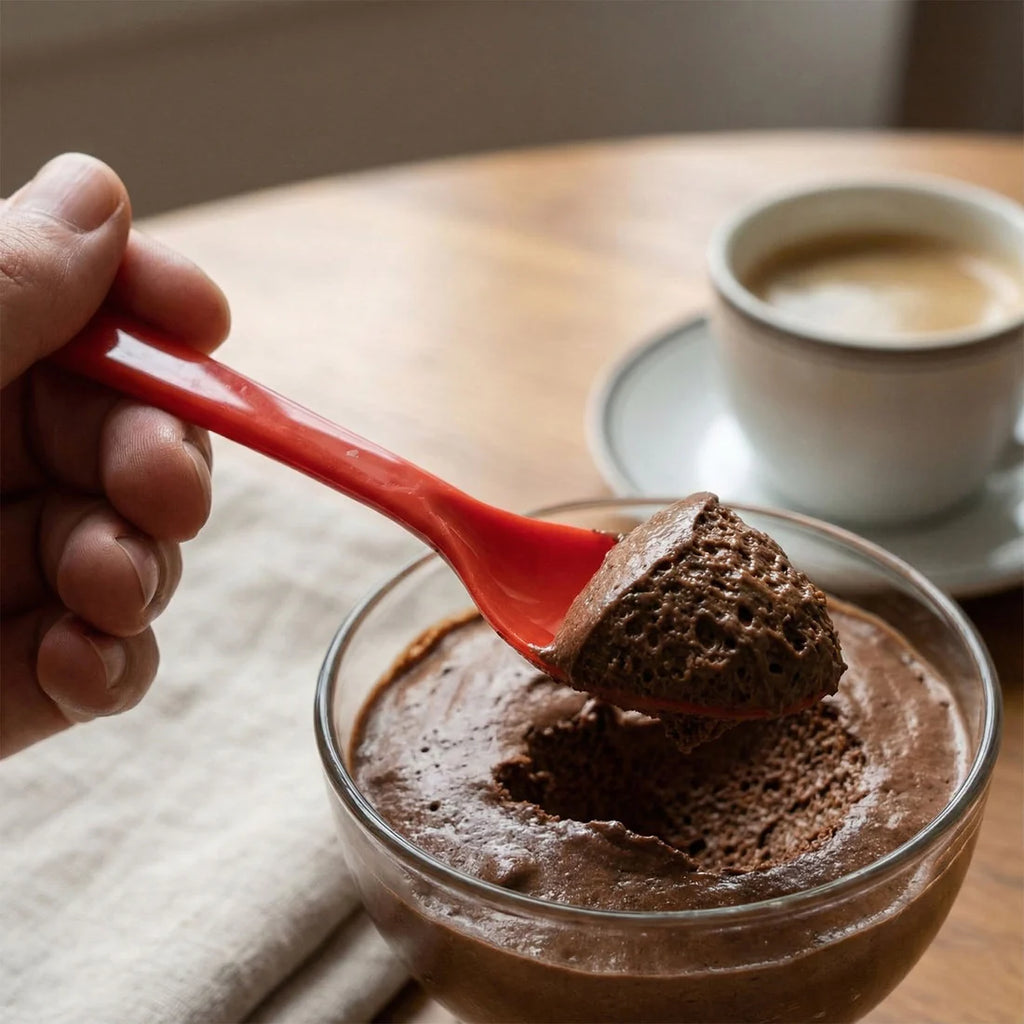 Food Plastic Spoon Set Plastic Table Spoon Set Plastic Tea Spoon Coffee With Abs Plastic Heat-resistant Spoon (5 Pc Set ) - 5349
