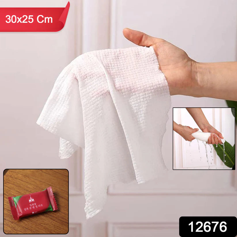 Compressed Towels Portable Disposable Compressed Cotton Coin Tissue Towel For Travel Camping Hiking Sport Beauty Salon Home Hand Wipes (28x40 Inch) - 12676