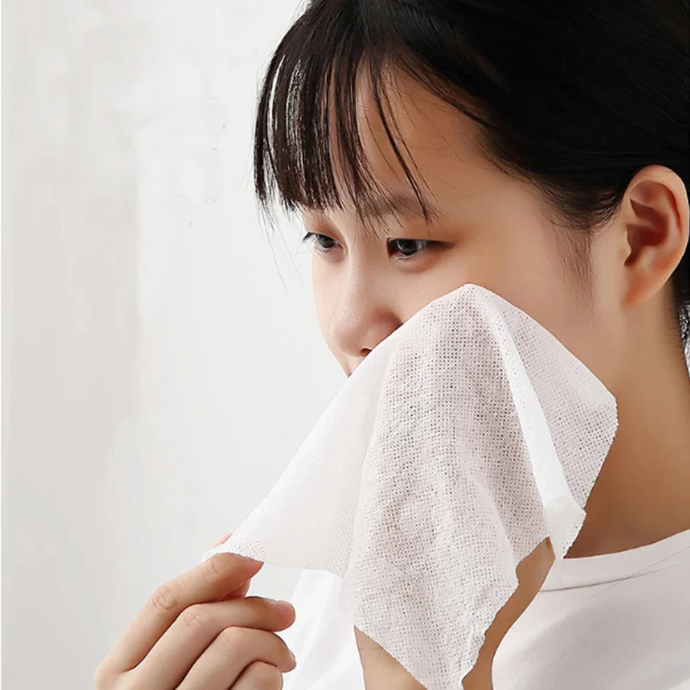Compressed Towels Portable Disposable Compressed Cotton Coin Tissue Towel For Travel Camping Hiking Sport Beauty Salon Home Hand Wipes (28x40 Inch) - 12676