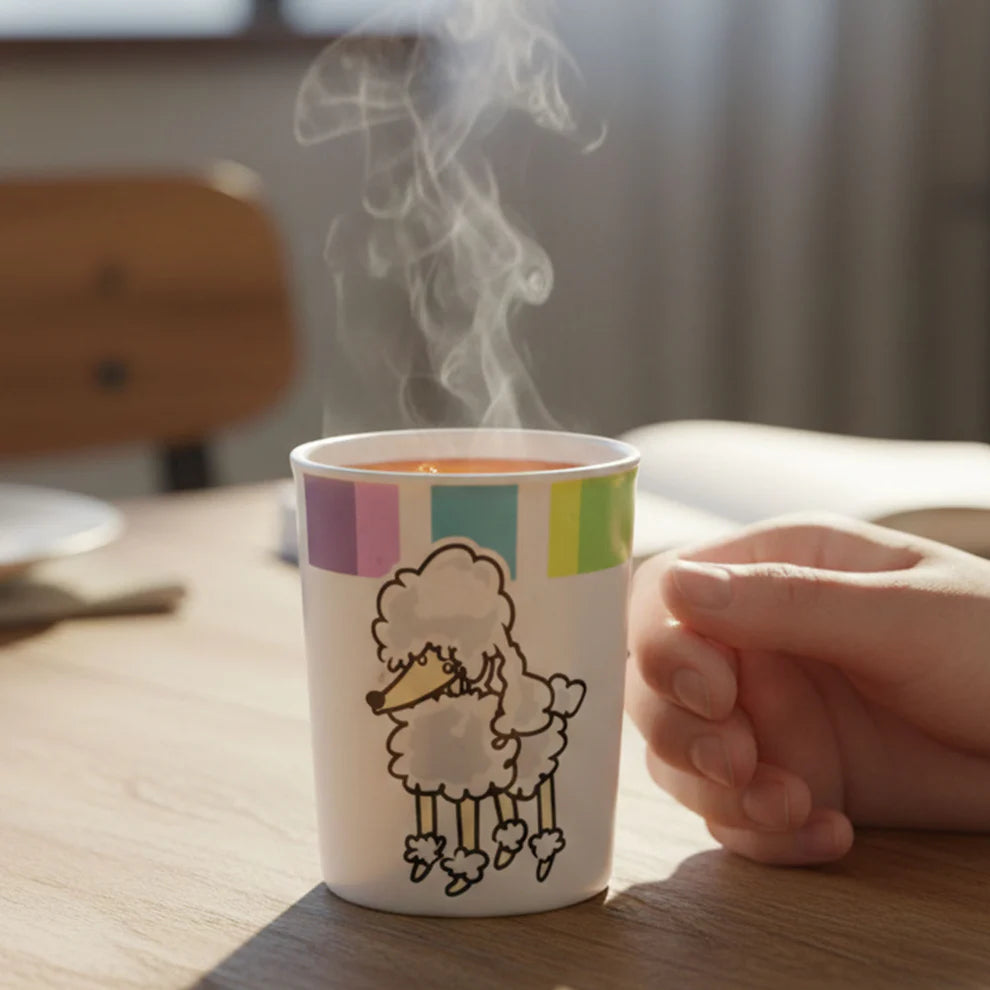 Cute Cartoon Melamine Drinking Glass (Approx 250ml  1 Pc)