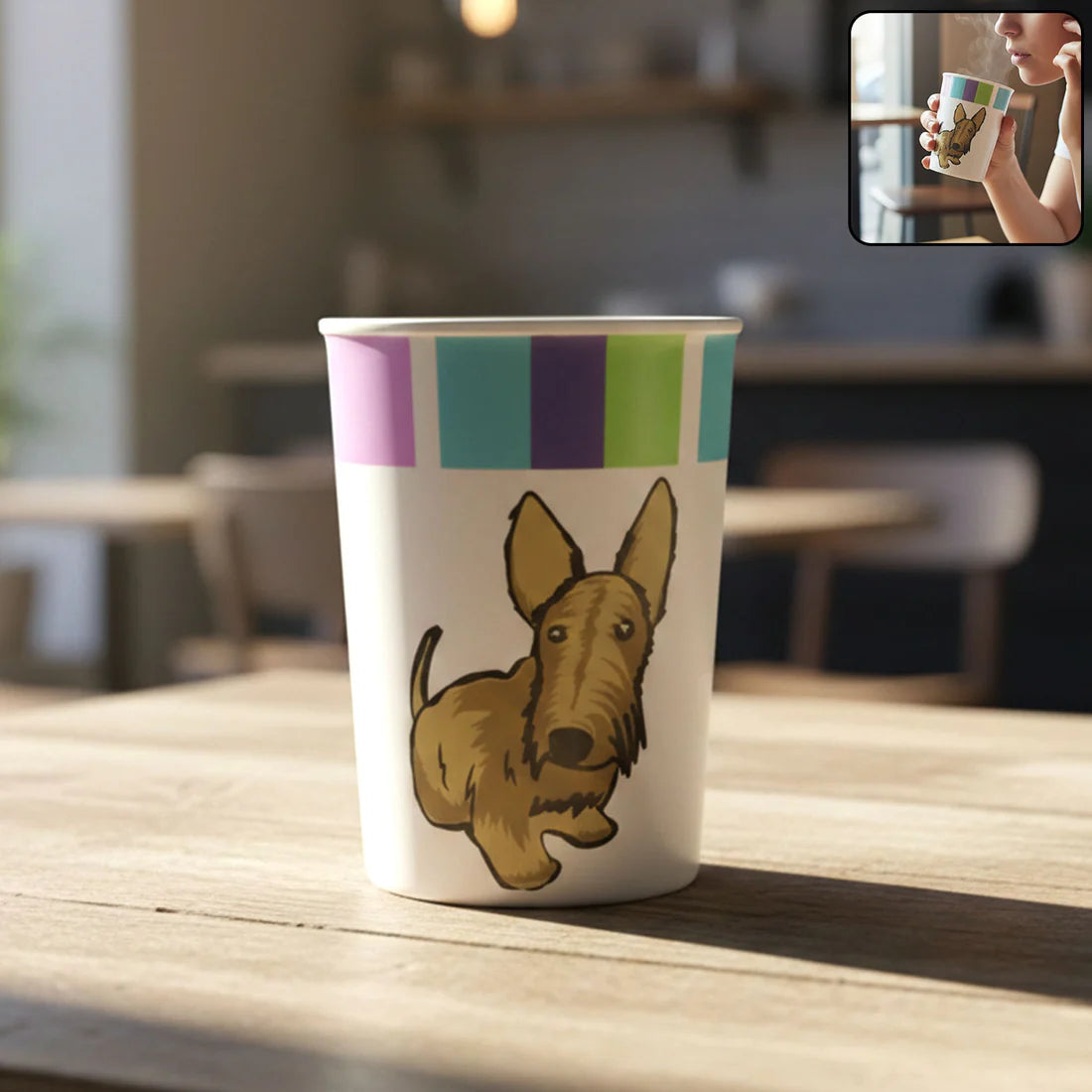 Cute Cartoon Melamine Drinking Glass (Approx 250ml  1 Pc)