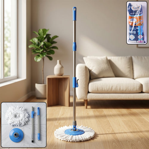 360 Degree Rotating Spin Mop (1 Set)