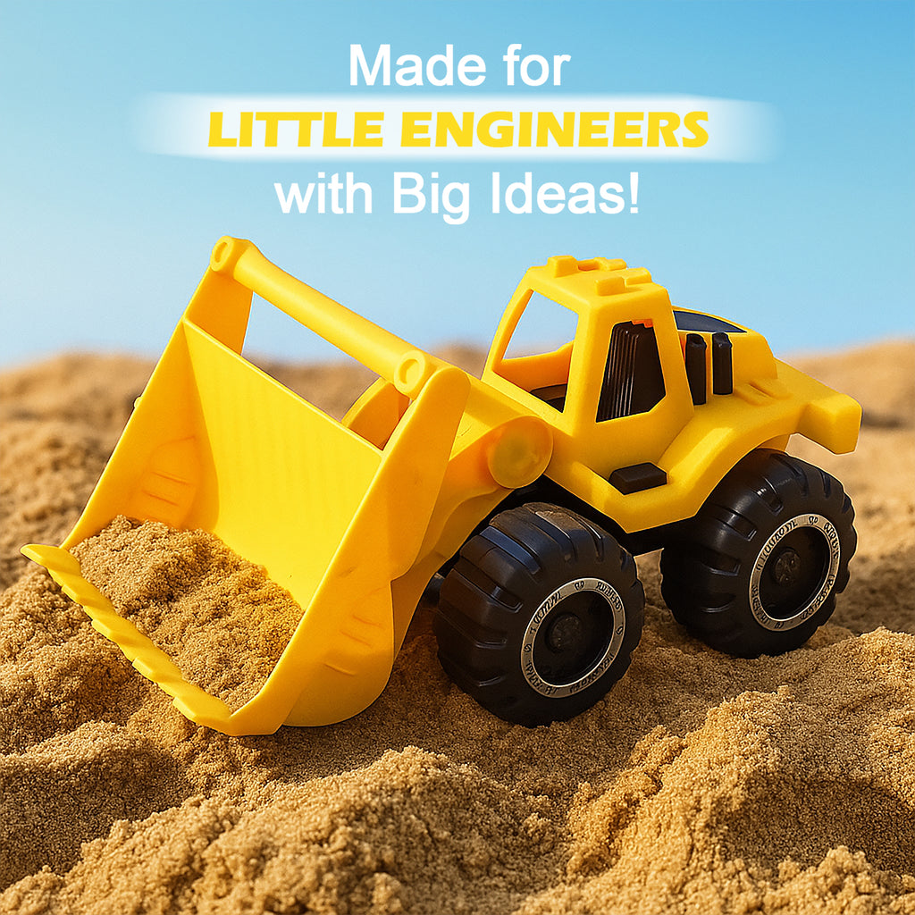 Funwoods Friction-powered Front Loader  Bulldozer Toy - (1 Pc)