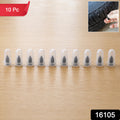 Car  Biketire Puncture Repair Nail Screw (10 Pc Black)