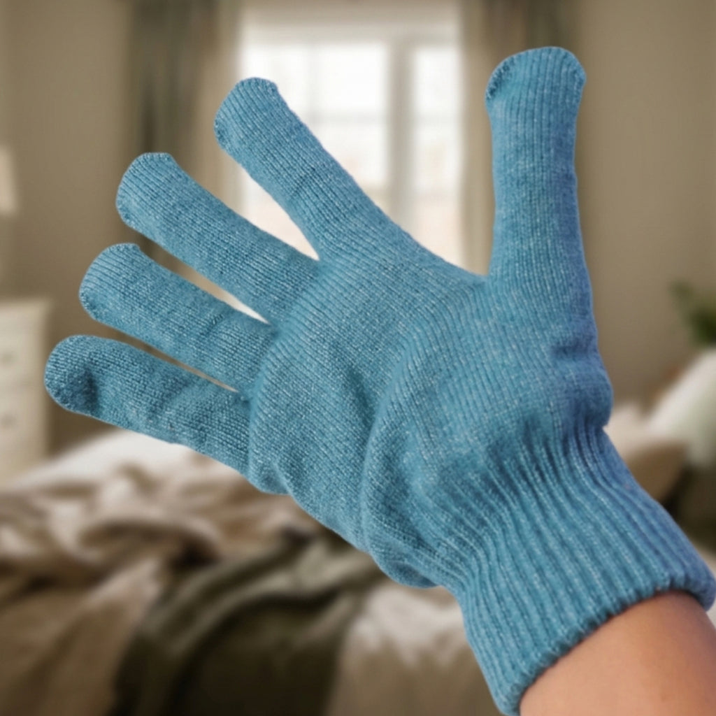 Warm Winter Knitted Gloves For Men Women Soft Stretchable (1 Pair)