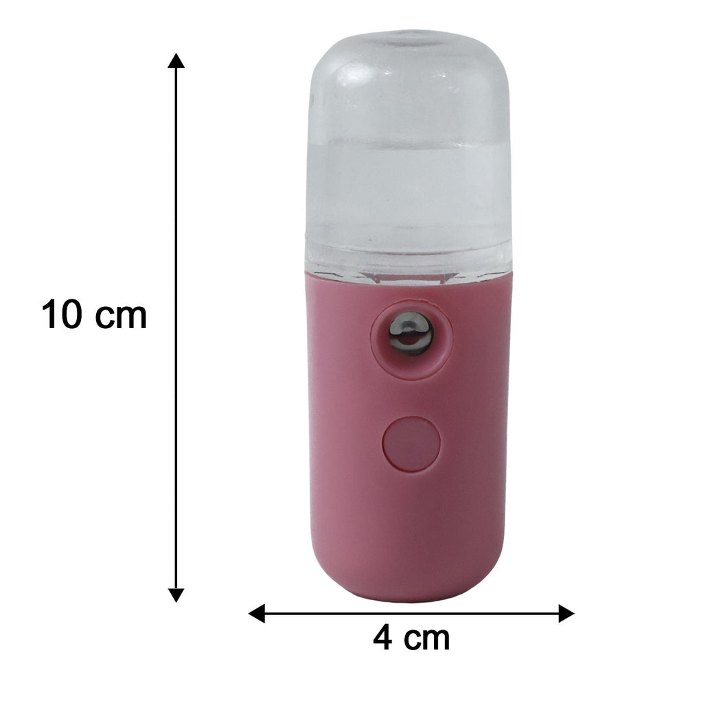 Mini Nano Mist Sprayer Usb Rechargeable Portable Face Steamer Humidifier (1 Pc)