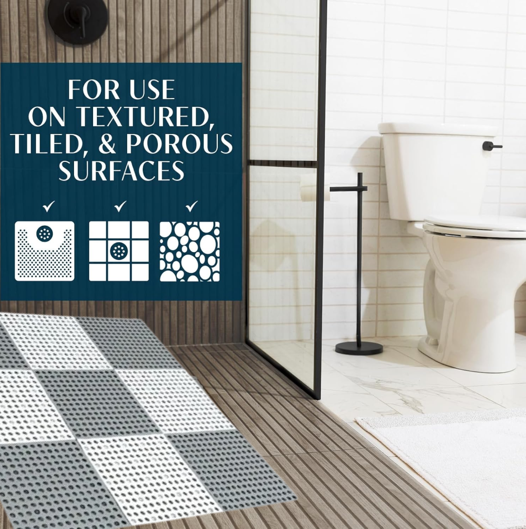 Bath Anti-slip Mat  Bathroom Safety Mat 26x26 Cm  Mini Bubbles