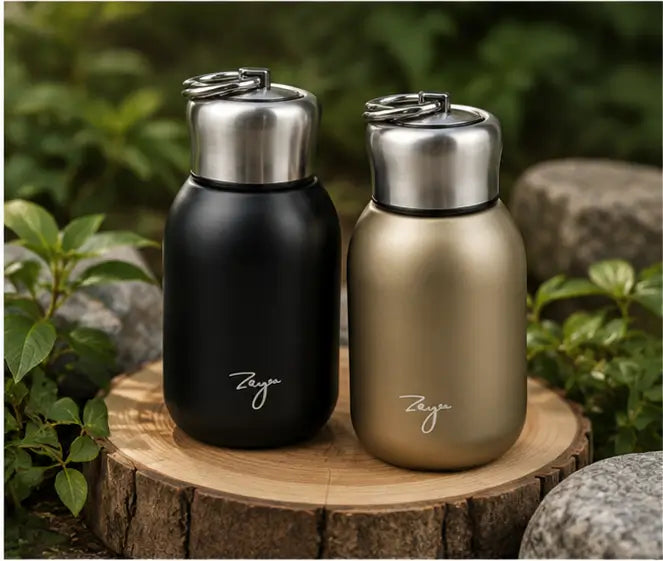 Premium Stainless Steel Vacuum Flask | Double Wall Hot & Cold Insulated Leakproof Bottle for Office , Pack of 1 (300ML)