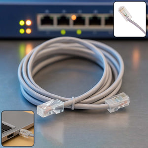 High-speed 1.5 Meter Ethernet Lan Cable (3 Pc)