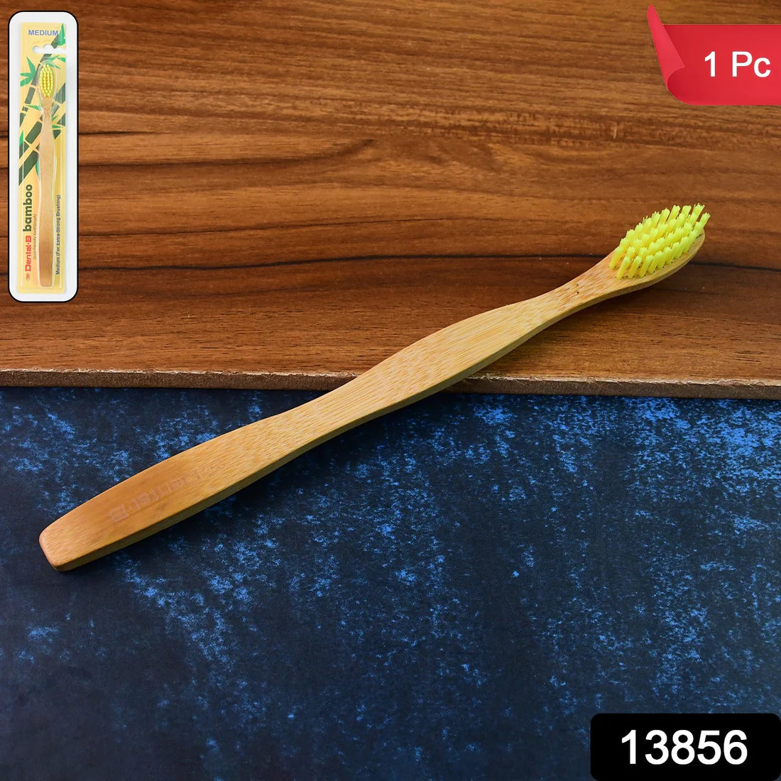 Wooden  Bamboo Brush Toothbrush Ultra Soft Bristles (1 Pc)