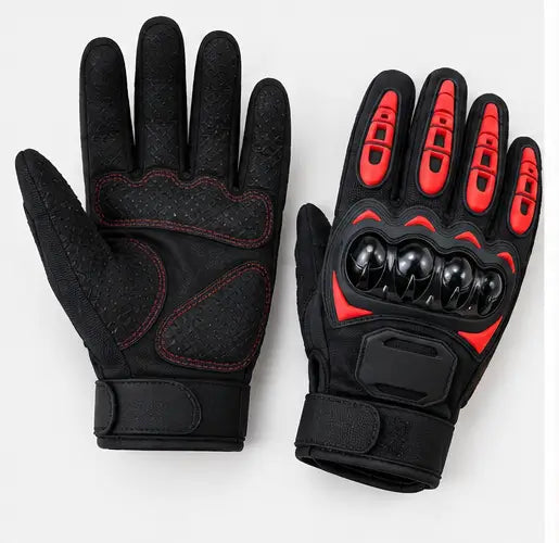 Motorcycle Riding Gloves – Full Finger Breathable Anti-Slip with Hard Knuckle Protection