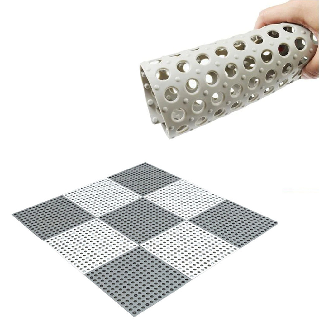 Bath Anti-slip Mat  Bathroom Safety Mat 26x26 Cm  Mini Bubbles