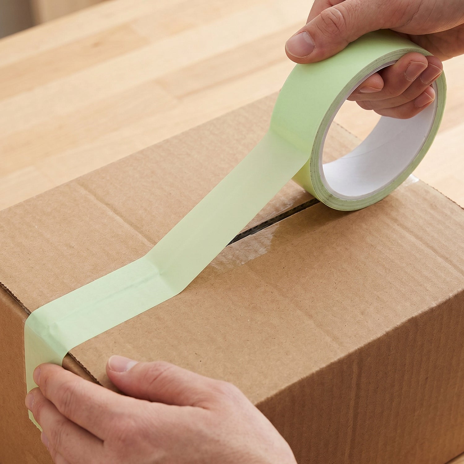 Strong Adhesive Glue Tape Roll For Packaging Boxes (85x25 Mm  1 Pc)