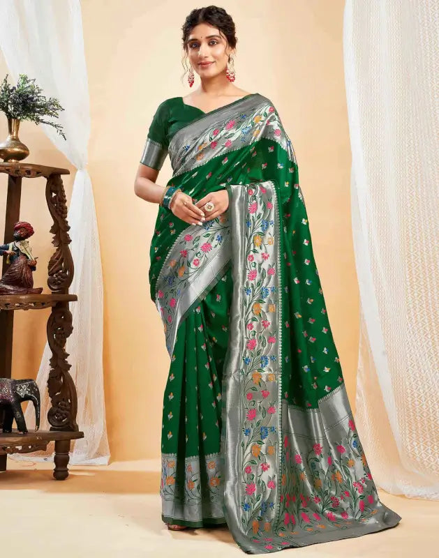 Jacquard Saree  Blooming Elegance Collection