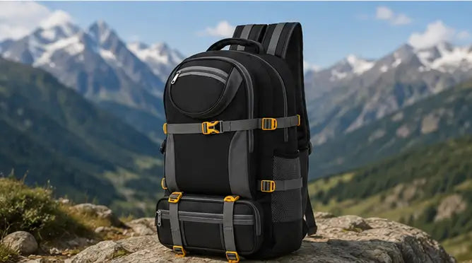 Water-Resistant Hiking & Trekking Backpack – Large Capacity Travel Rucksack with Laptop Compartment for Men & Women