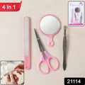 4 In 1 Manicure  Pedicure Grooming Kit