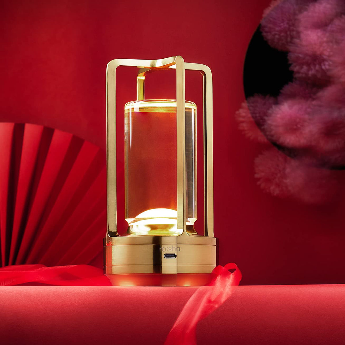 12974 Crystal Lantern Lamp Crystal Lantern Table Lamp 3 Colors Rechargeable Cordless Led Lights For Restaurant  Bedroom Lights (1 Pc)